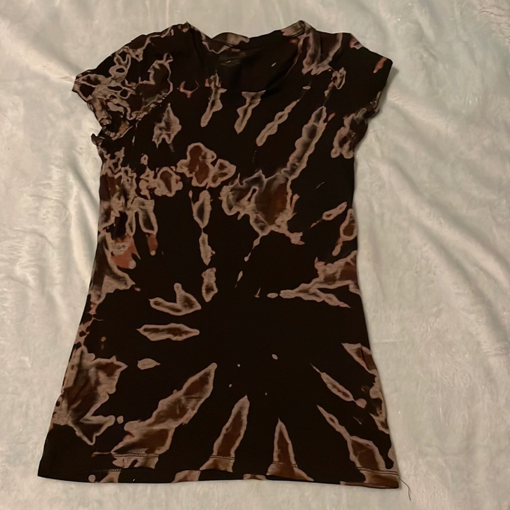 Black bleached shirt